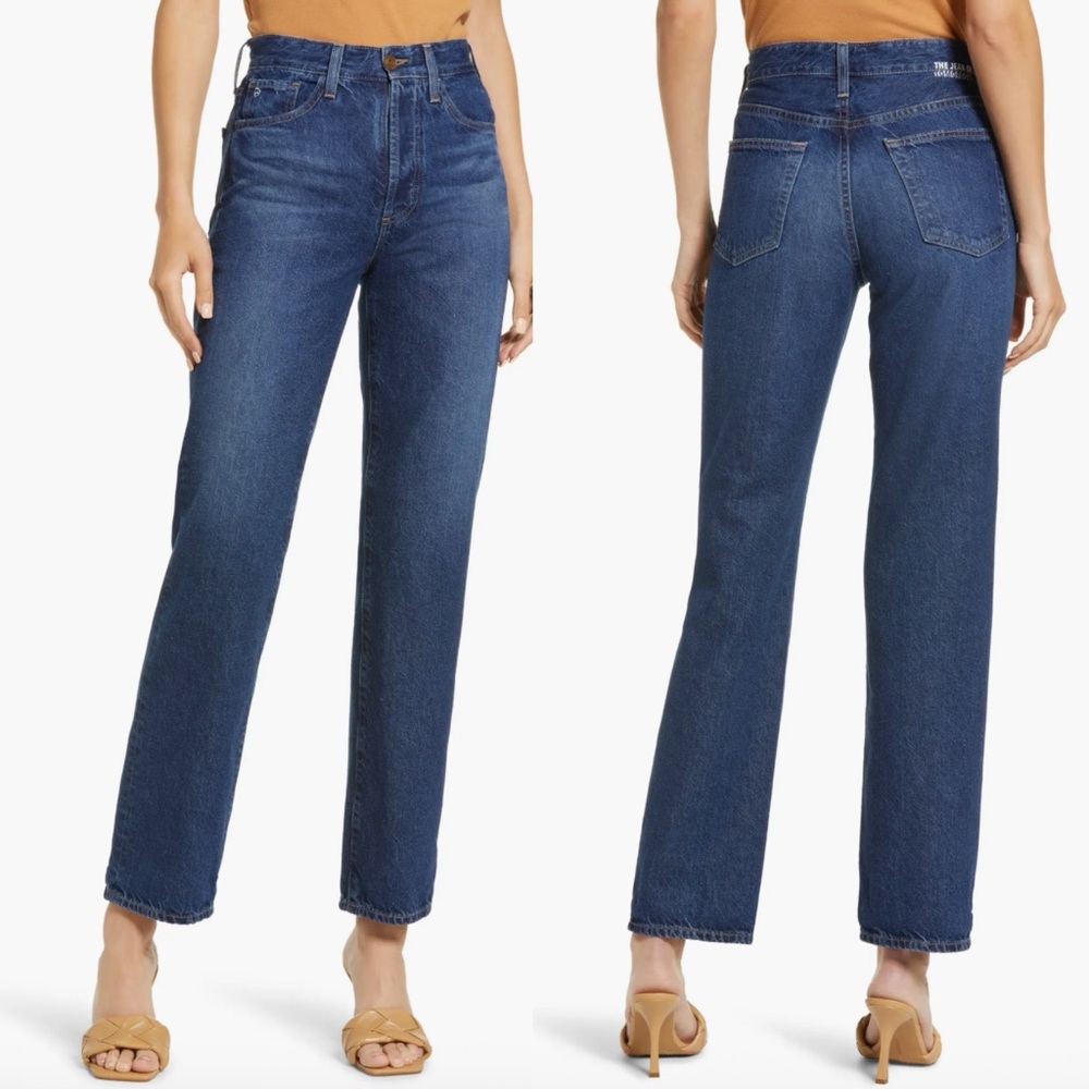 AG The Jean of Tomorrow Alexxis High Waist Straight Leg Jeans Metropolitan